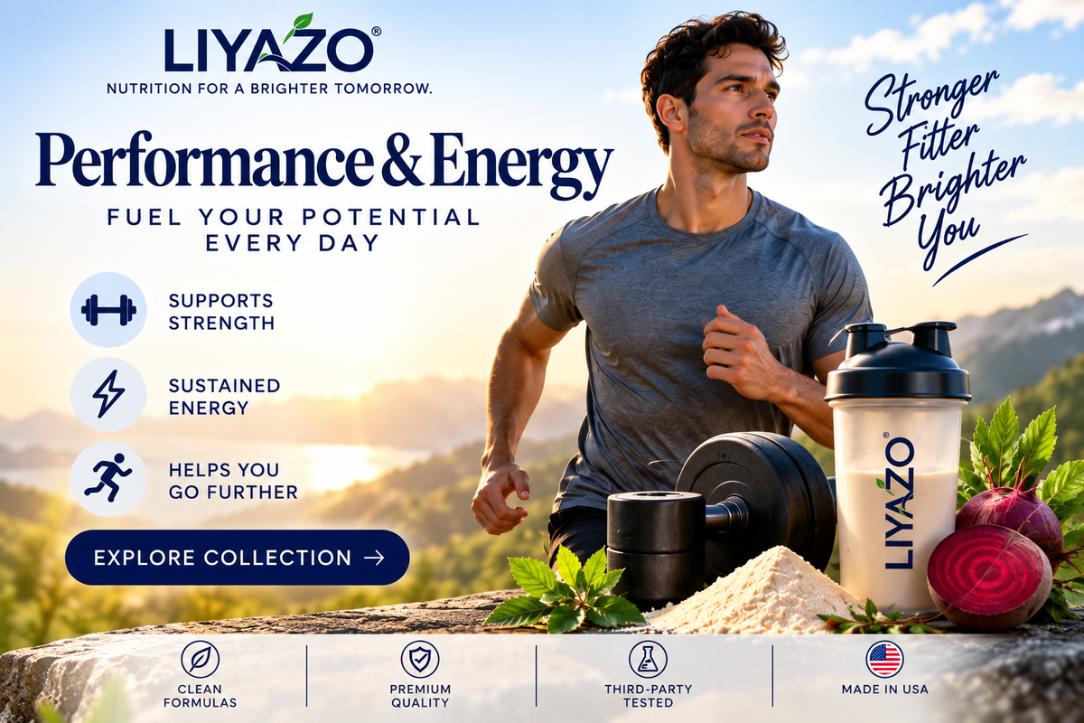 Liyazo performance and energy supplements