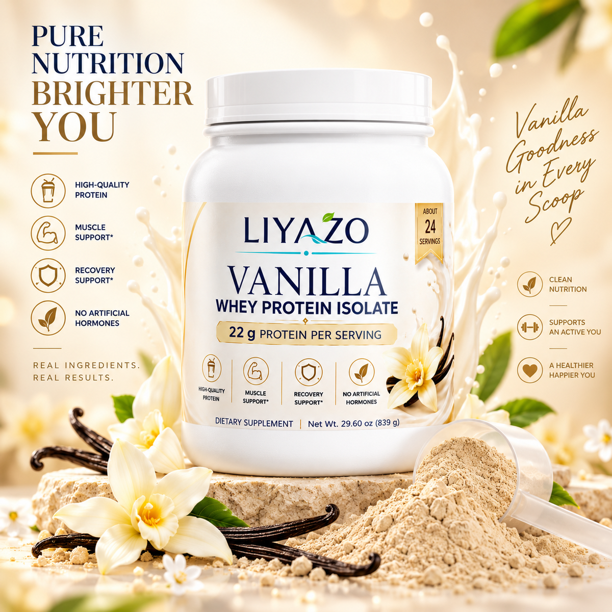 VANILLA WHEY PROTEIN ISOLATE