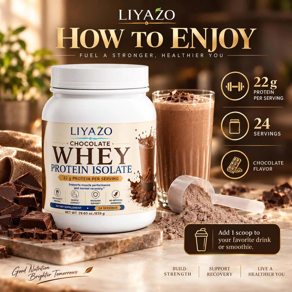 CHOCOLATE WHEY PROTEIN ISOLATE