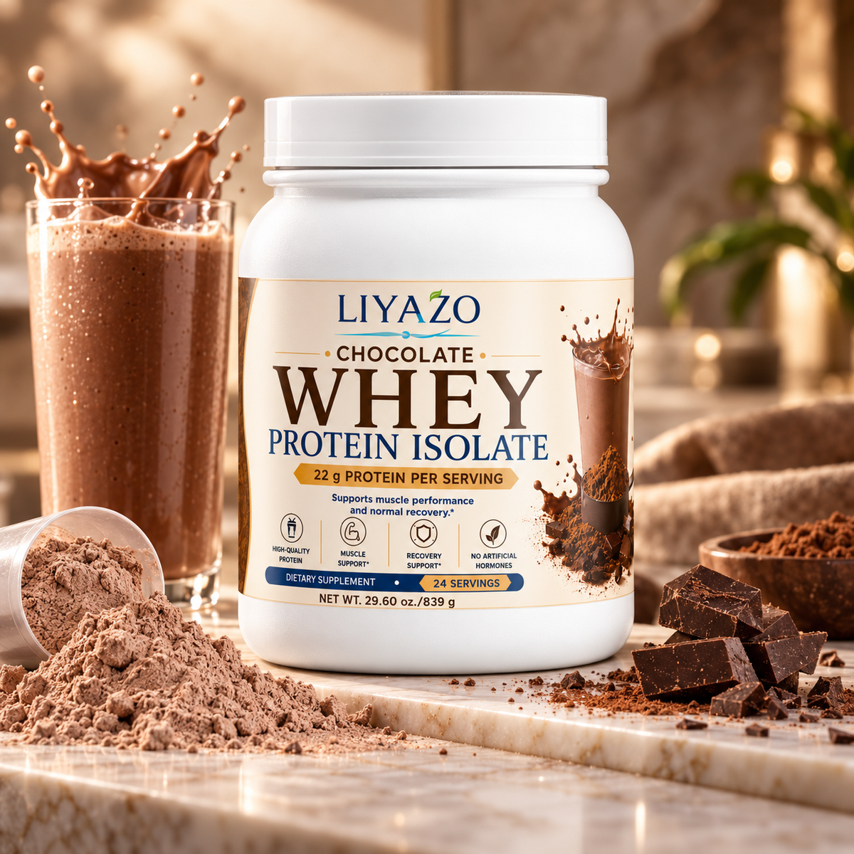 CHOCOLATE WHEY PROTEIN ISOLATE
