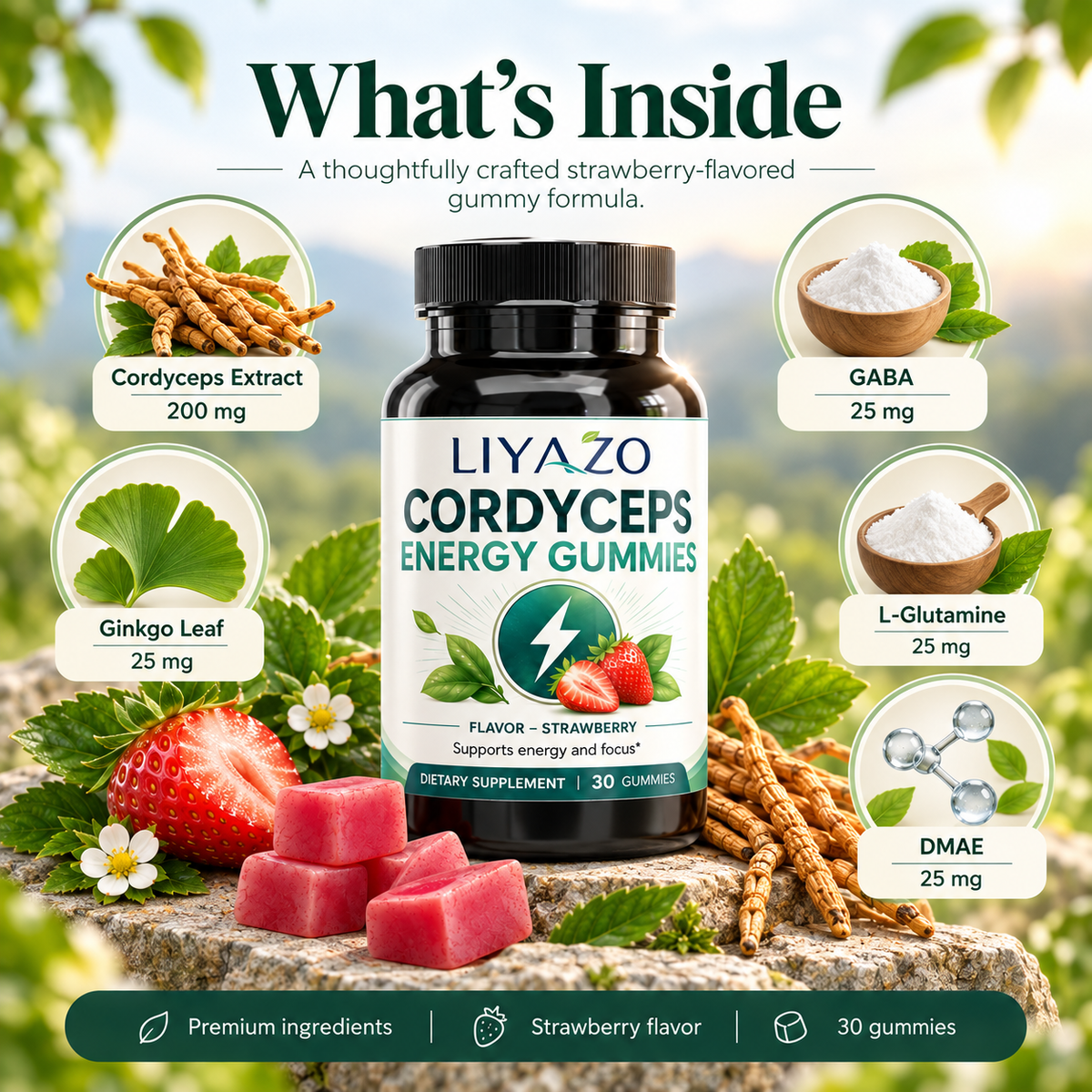 Cordyceps Energy Gummies