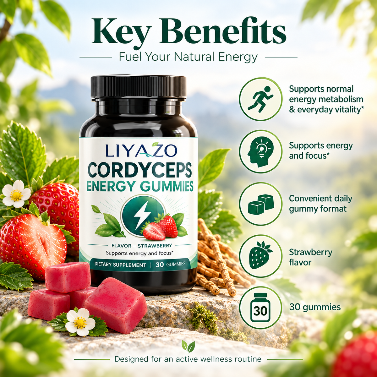 Cordyceps Energy Gummies