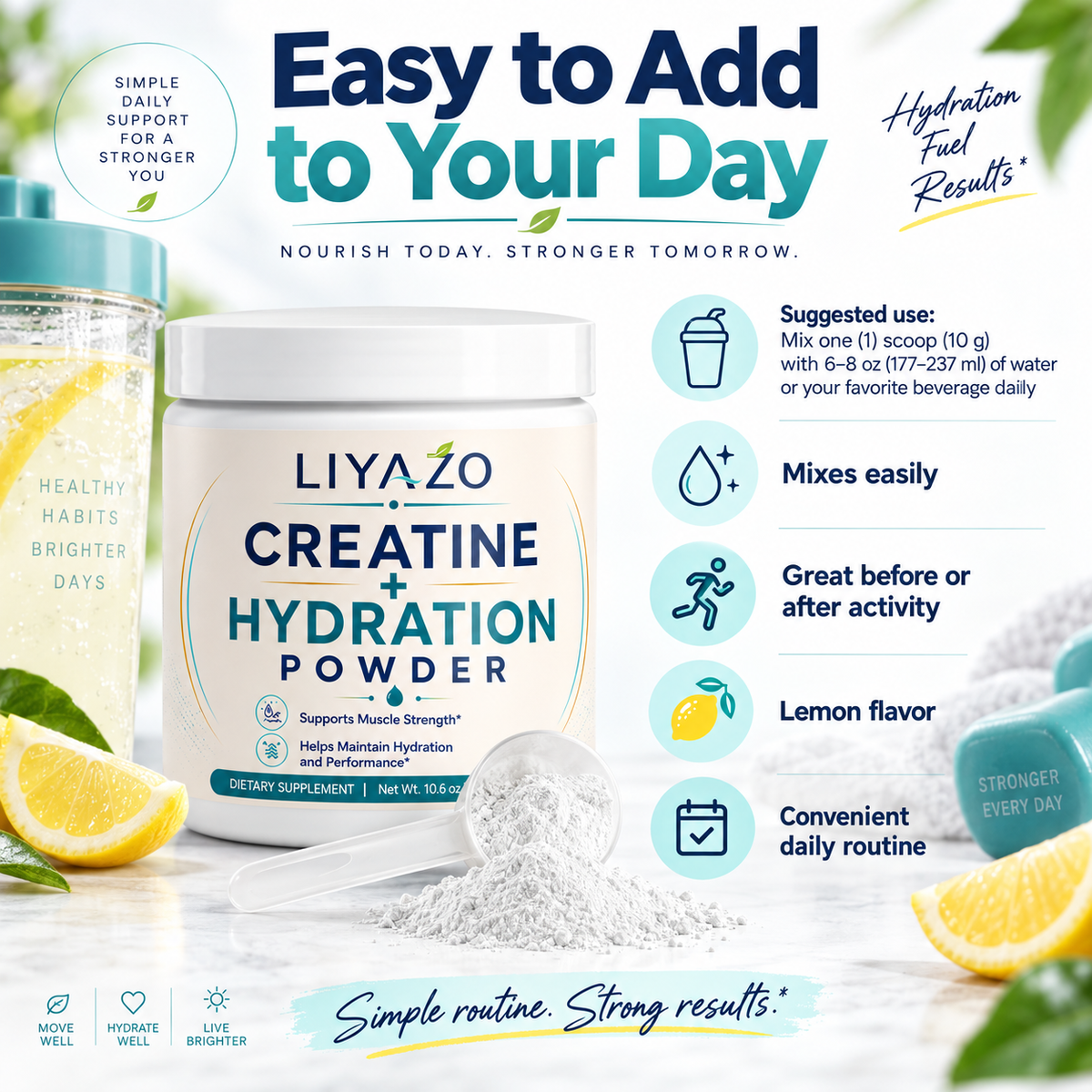 CREATINE + HYDRATION POWDER
