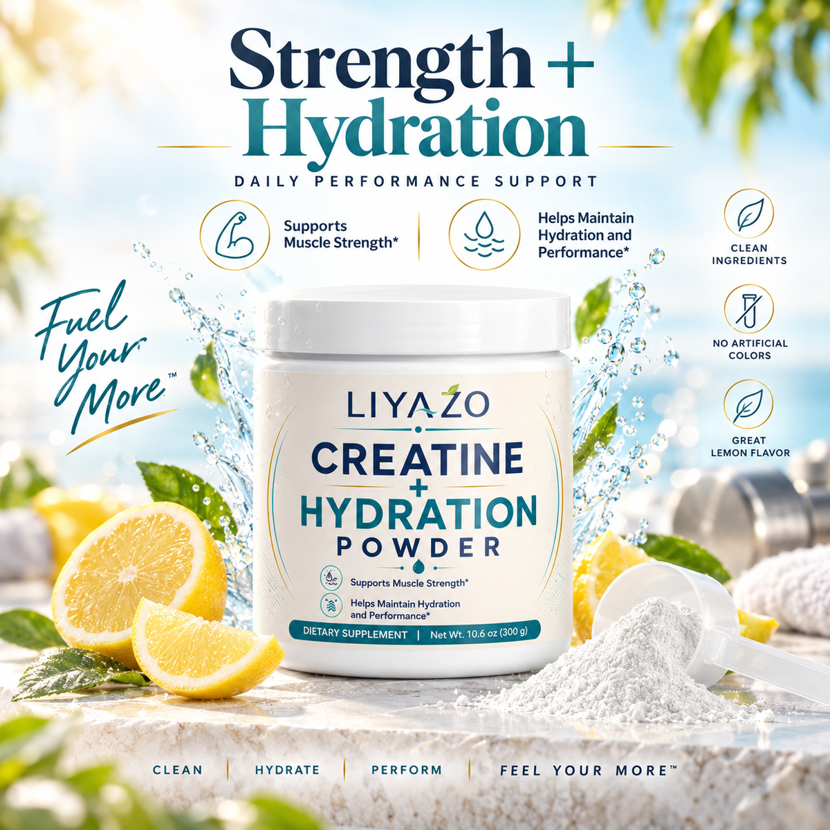CREATINE + HYDRATION POWDER