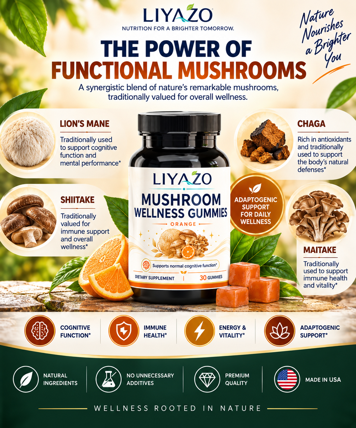 MUSHROOM WELLNESS GUMMIES