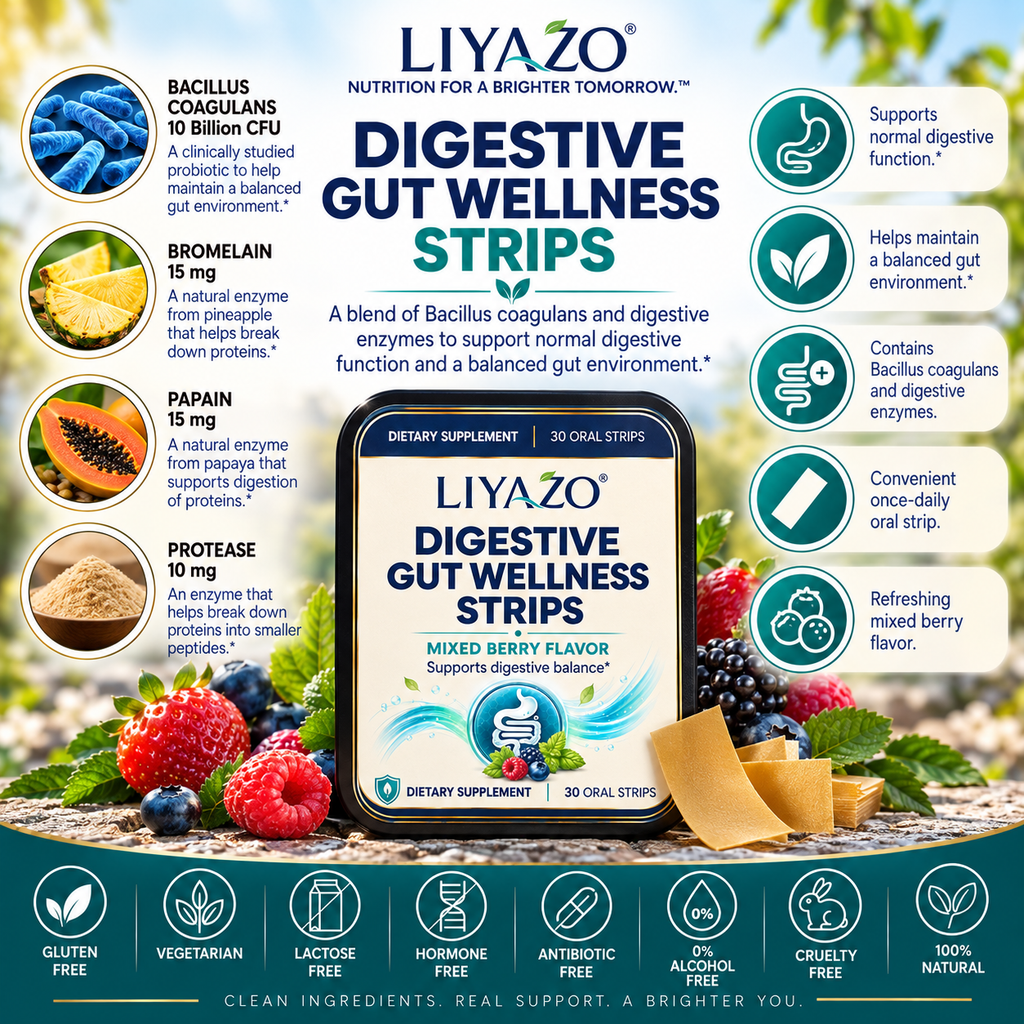 Digestive + Gut Wellness Strips