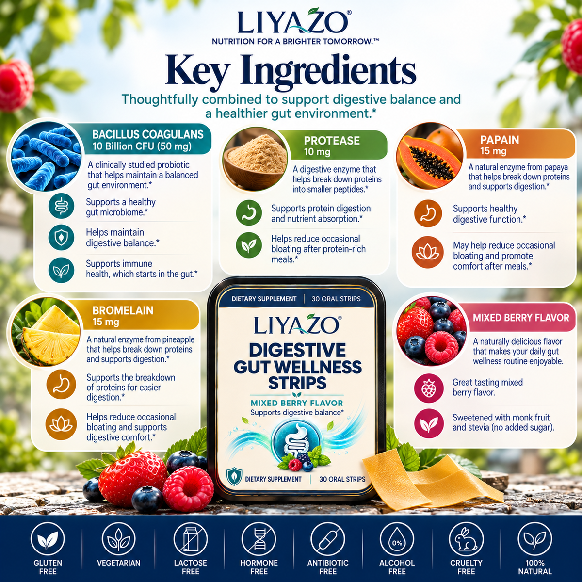Digestive + Gut Wellness Strips