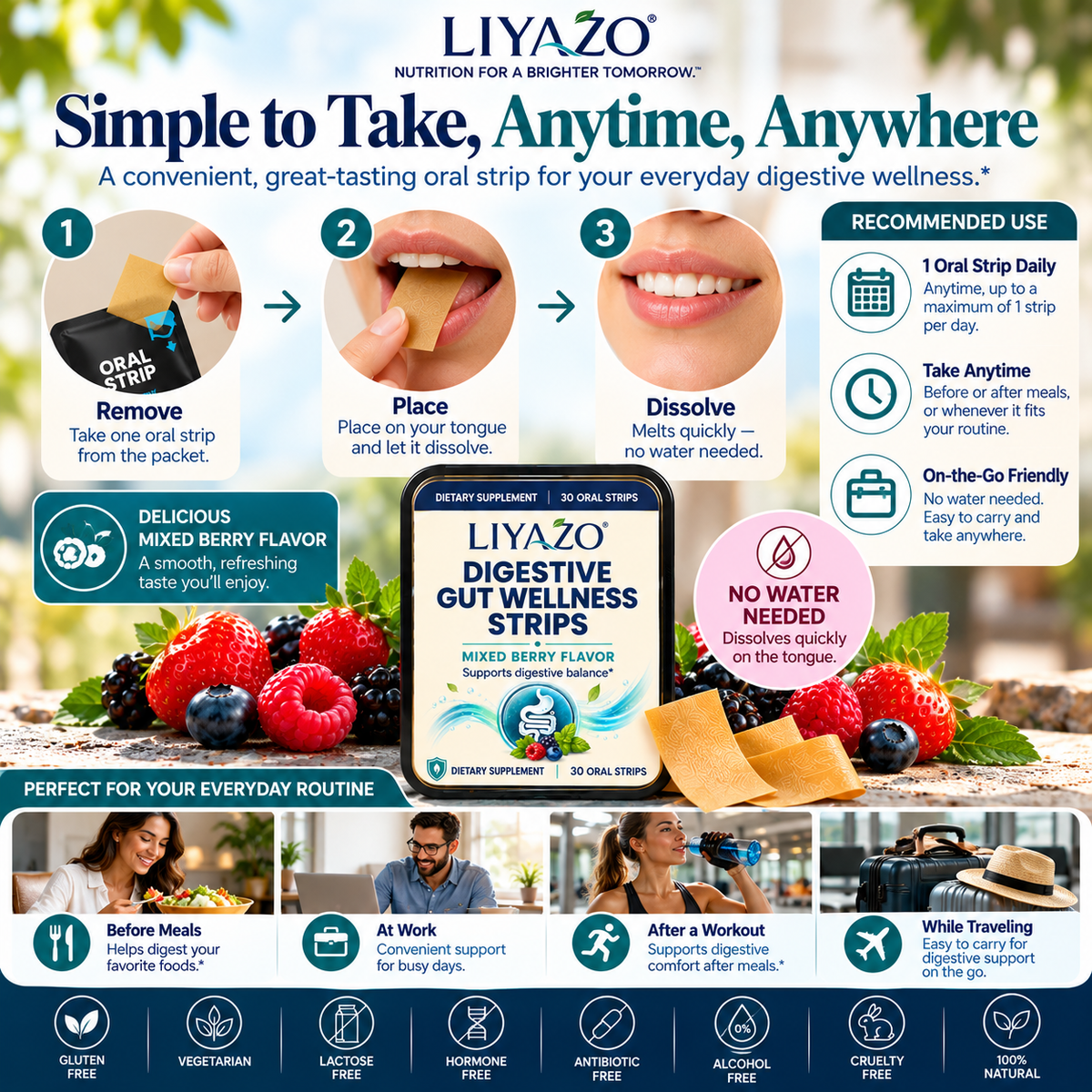 Digestive + Gut Wellness Strips