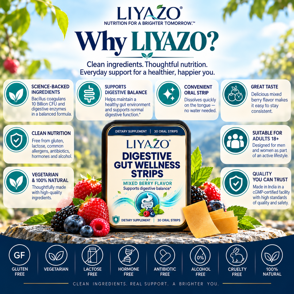 Digestive + Gut Wellness Strips