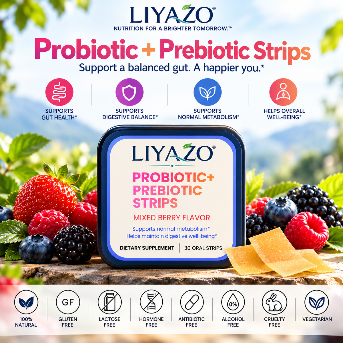 PROBIOTIC + PREBIOTIC STRIPS